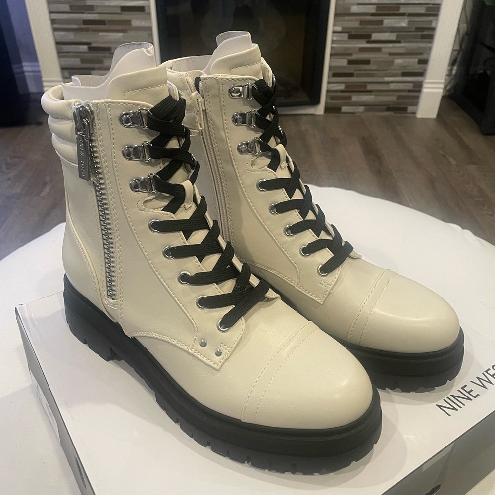 Nine West Prinze Combat Boot